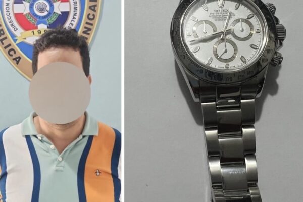 DICRIM apresa a reconocido delincuente “Mantequilla”, especializado en robo de relojes de alta gama