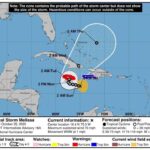 Melissa podría convertirse hoy en huracán y genera alto riesgo de inundaciones en República Dominicana