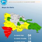 COE mantiene cuatro provincias en alerta roja y eleva niveles de advertencia por persistencia de lluvias